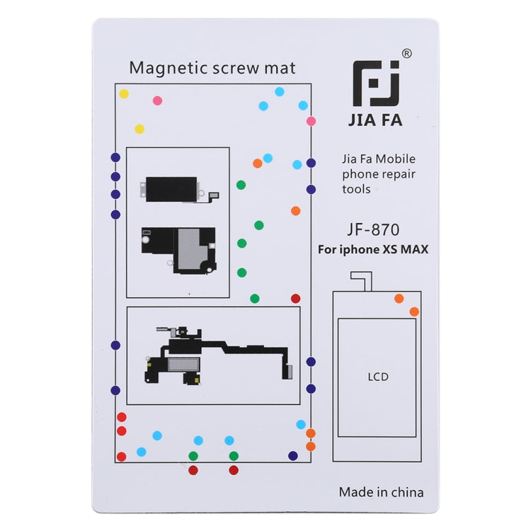 Scheda a vite con cuscinetto magnetico JIAFA JF-870 per iPhone XS Max, For iPhone XS Max Scheda a vite con cuscinetto magnetico JIAFA JF-870 per iPhone XS Max, For iPhone XS Max